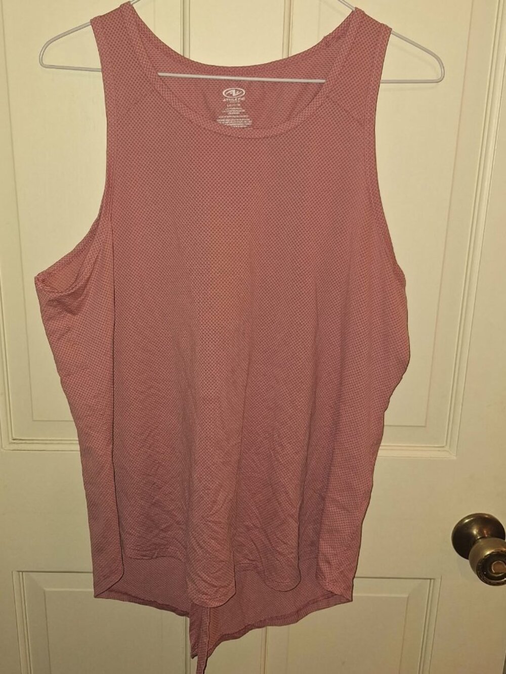 Athletic Works Mauve Athletic Tank, Size Large (12-14)